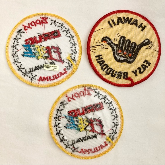 Vintage Hawaii Patches Set of 3 - Picture 3 of 6